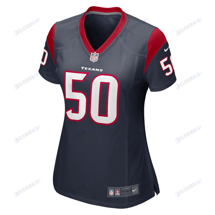 Chase Winovich 50 Houston Texans Women's Game Player Jersey - Navy