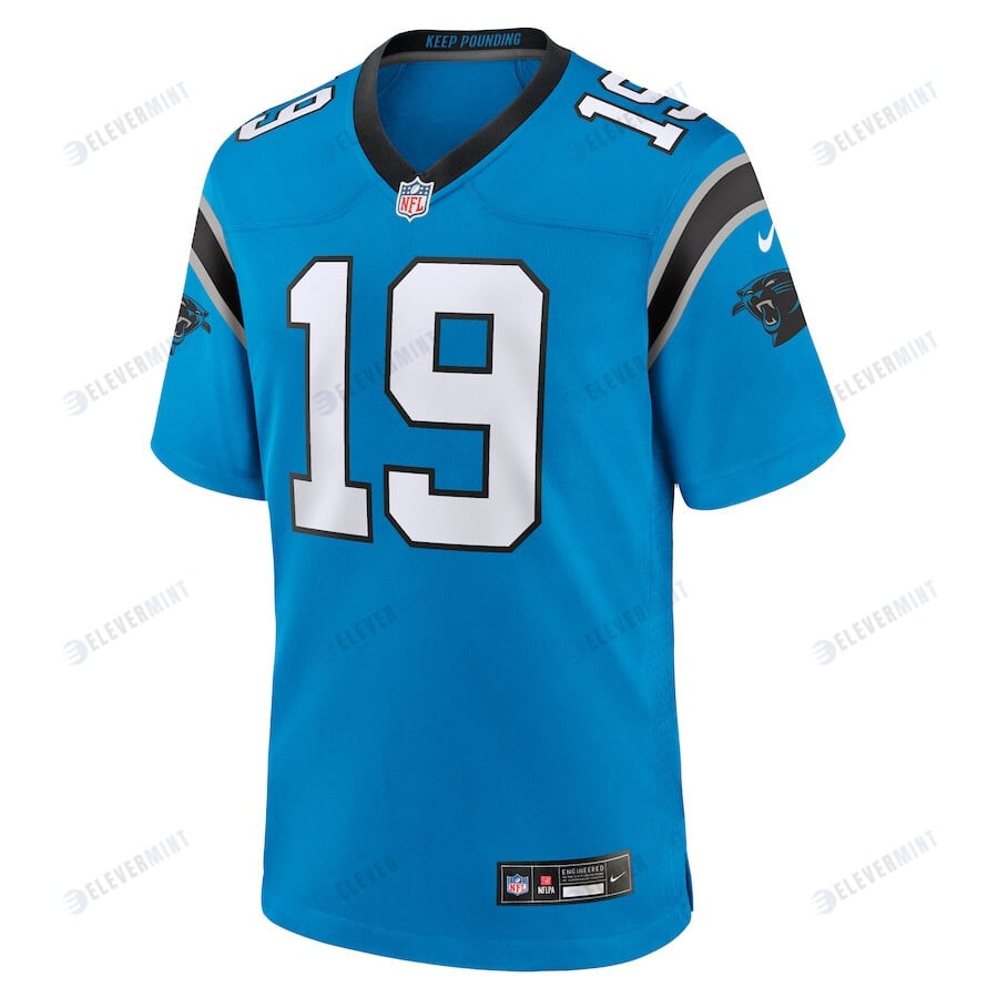 Adam Thielen 19 Carolina Panthers Men's Alternate Game Jersey - Blue