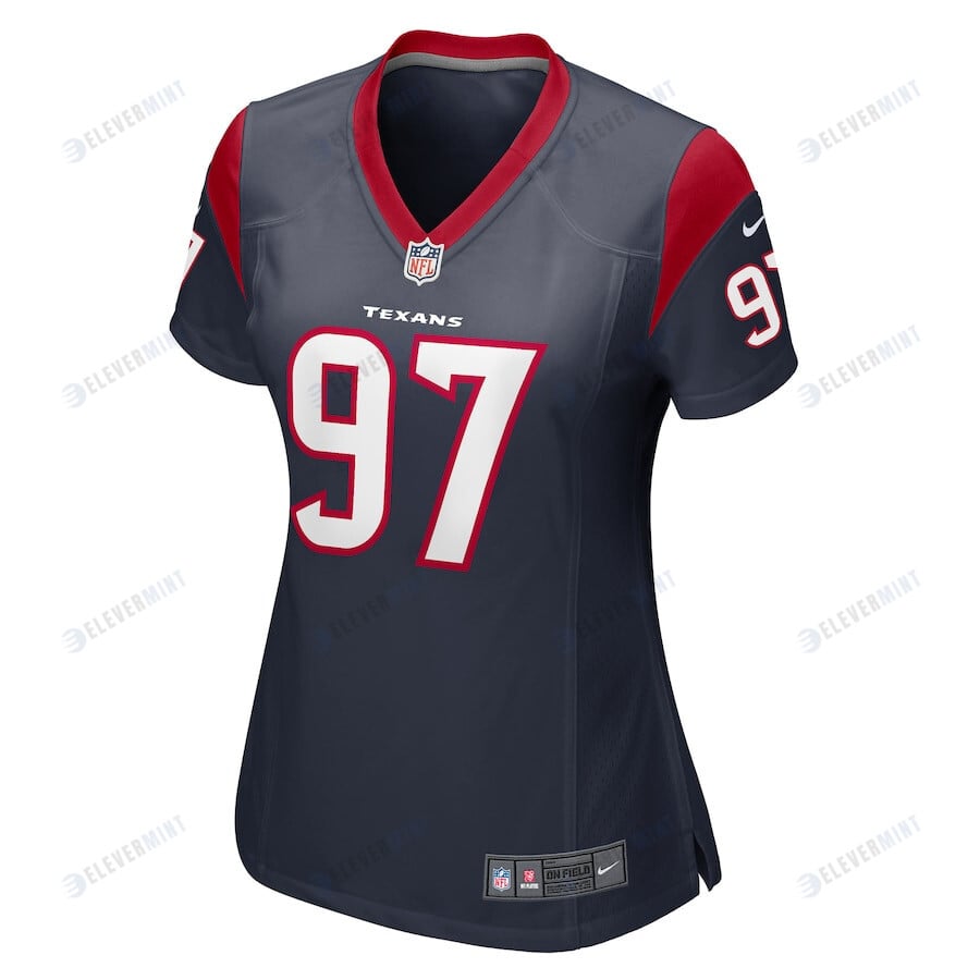 Mario Addison Houston Texans Women's Player Game Jersey - Navy