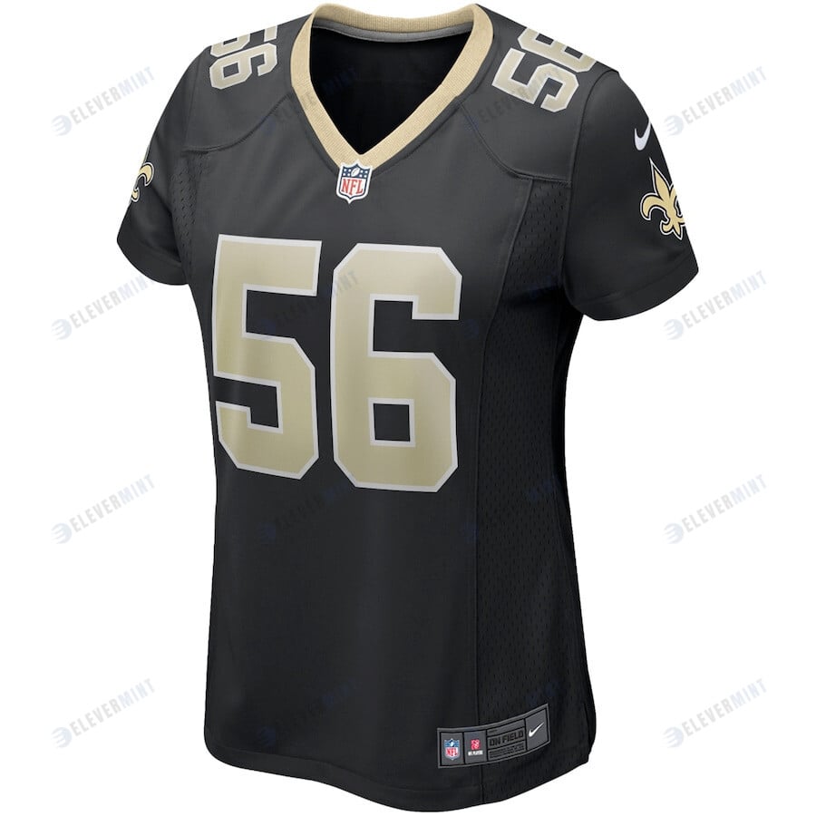 Demario Davis 56 New Orleans Saints Women's Game Jersey - Black