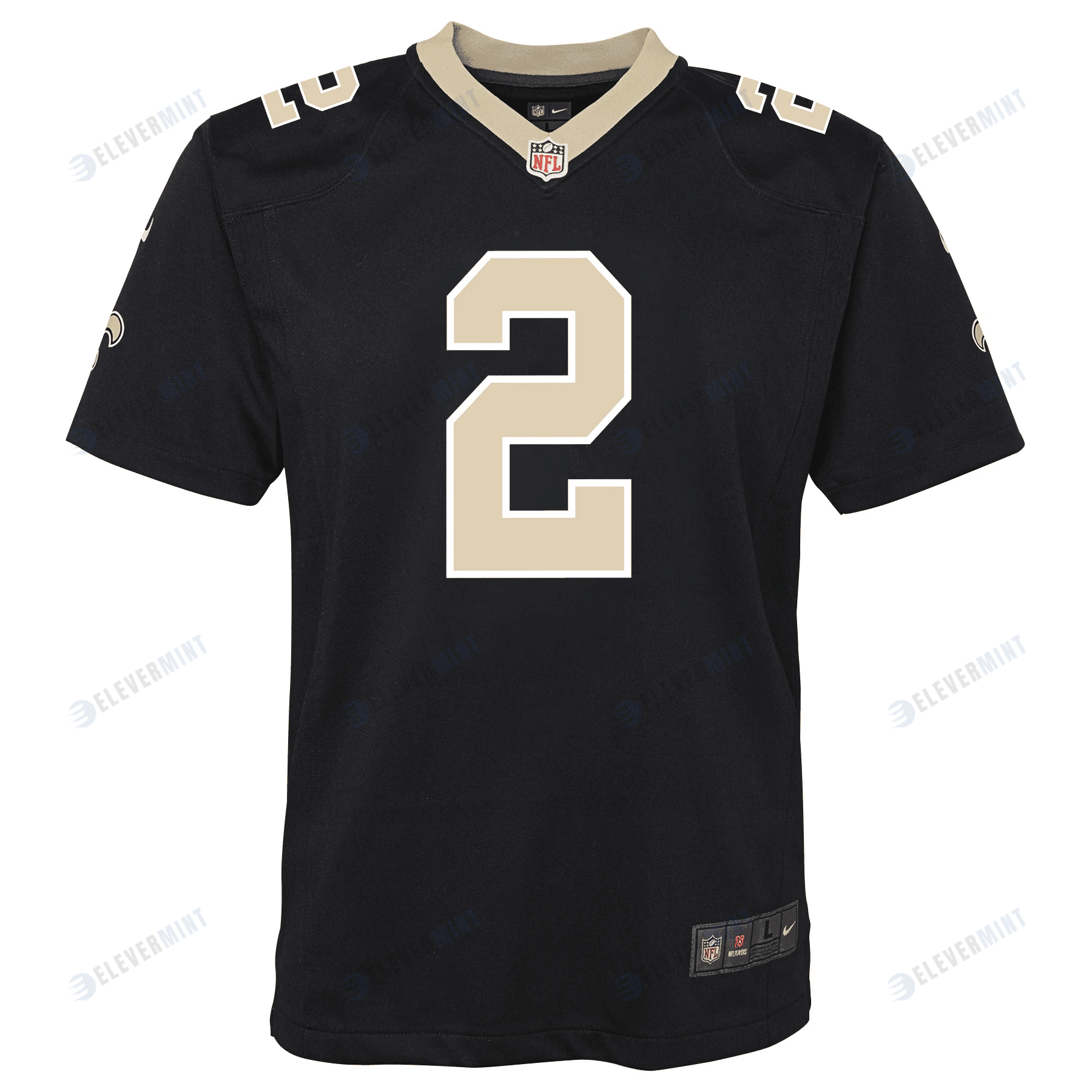 Jameis Winston 2 New Orleans Saints Youth Game Jersey - Black
