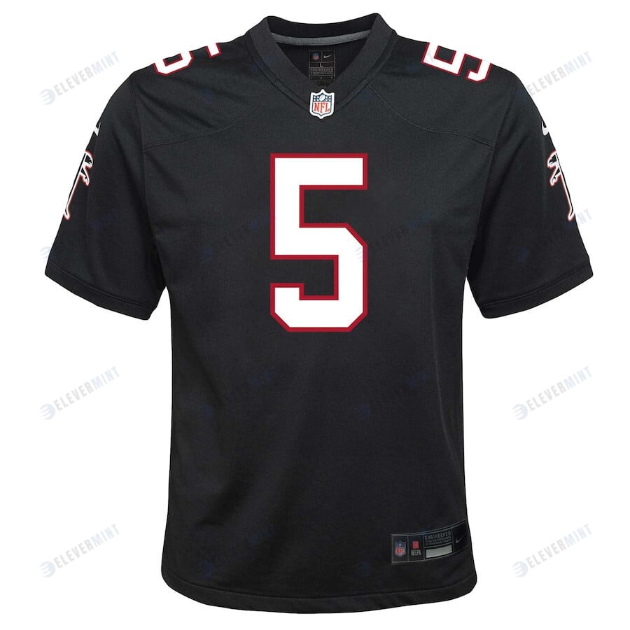 Drake London 5 Atlanta Falcons YOUTH Game Jersey - Black