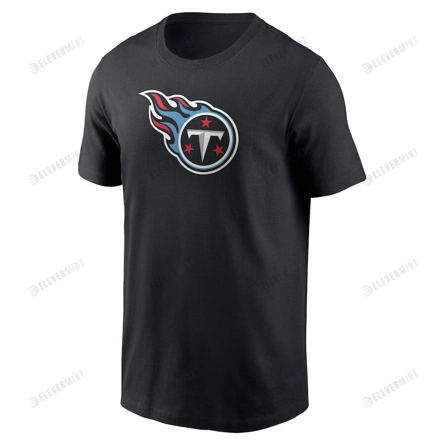 Tennessee Titans Logo Essential T-Shirt - Black