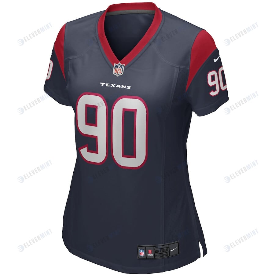 Ross Blacklock 90 Houston Texans Women's Game Jersey - Navy
