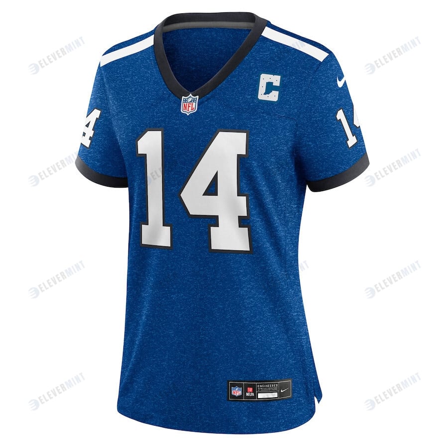Alec Pierce 14 Indianapolis Colts Indiana Nights Alternate Game Women Jersey - Royal
