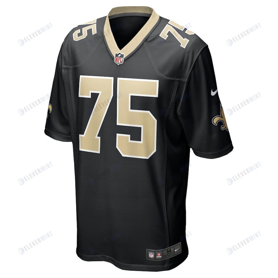 Andrus Peat 75 New Orleans Saints Men's Game Jersey - Black