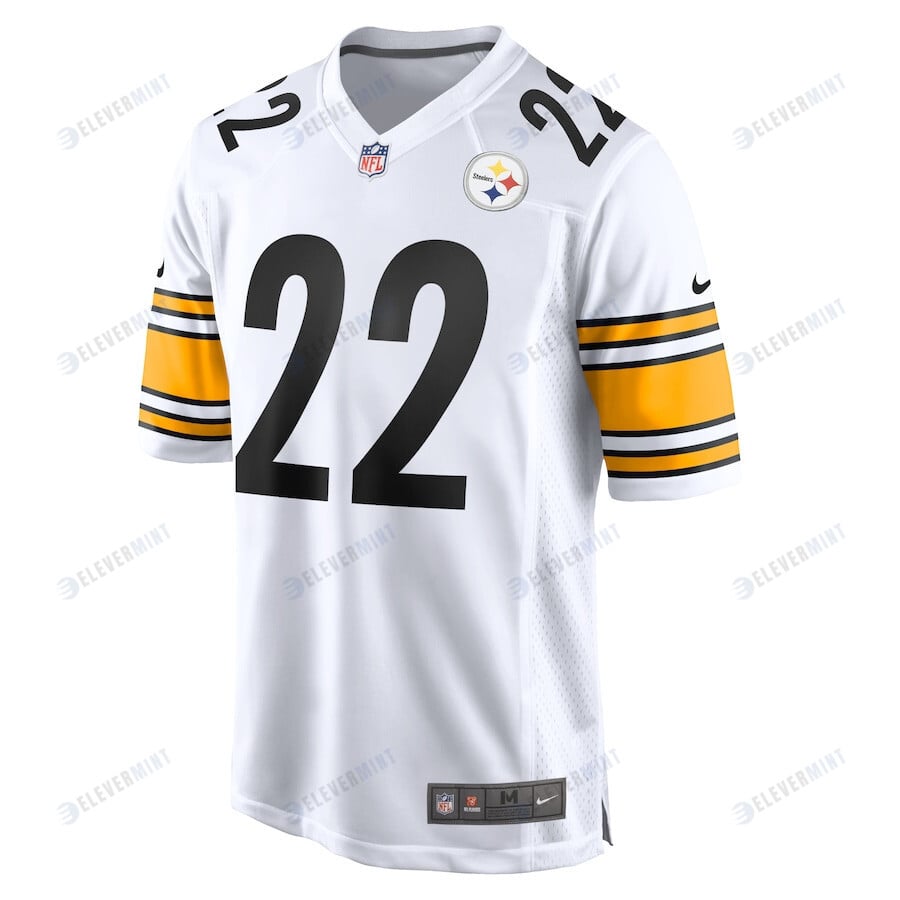 Najee Harris 22 Pittsburgh Steelers Men's Game Jersey - White