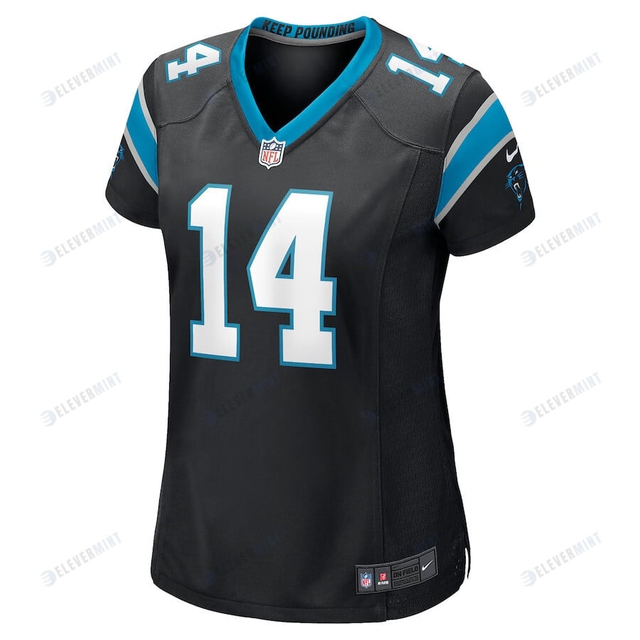 Sam Darnold 14 Carolina Panthers Women Game Jersey - Black