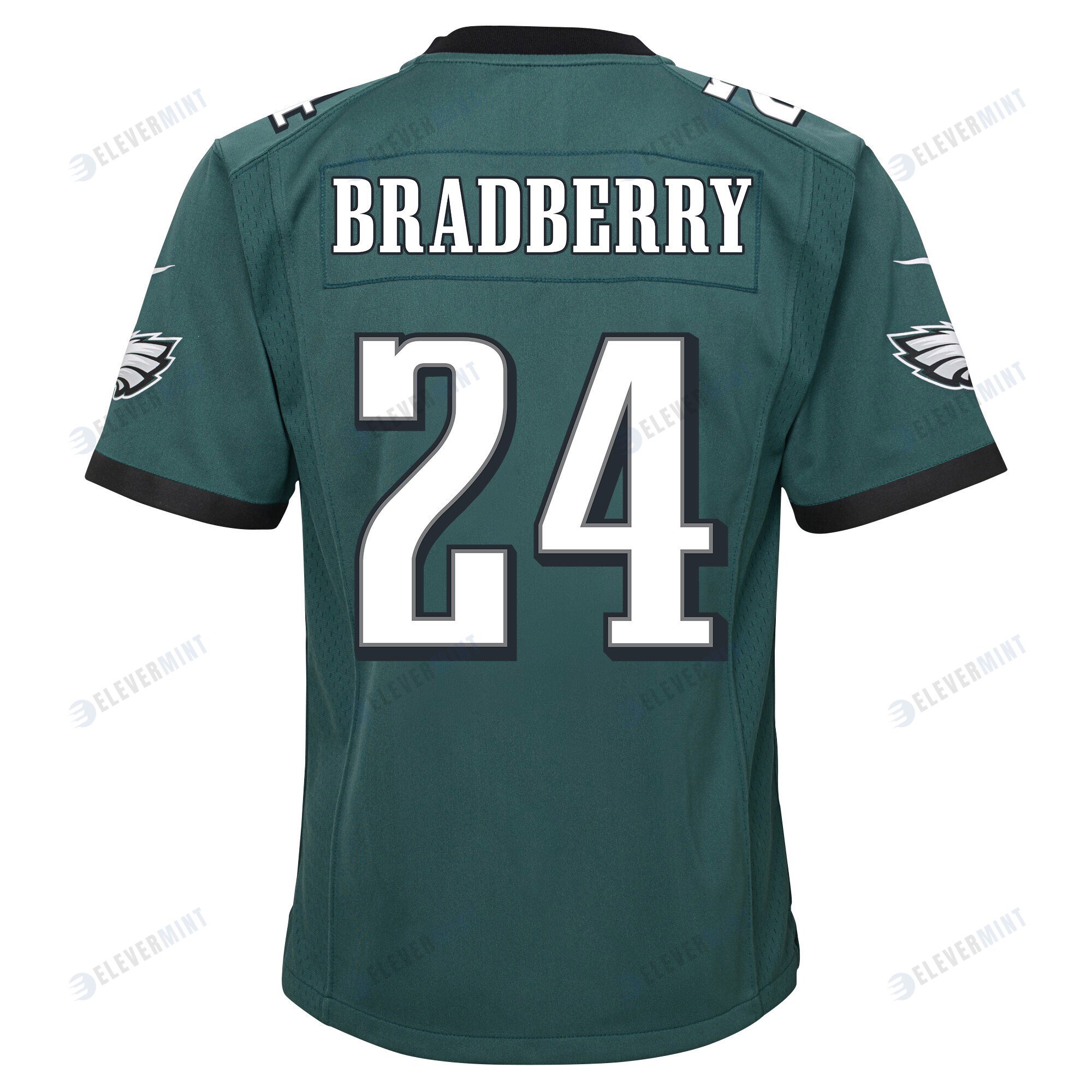 James Bradberry 24 Philadelphia Eagles Super Bowl LVII Champions 2 Stars 2 Stars Youth Game Jersey - Black