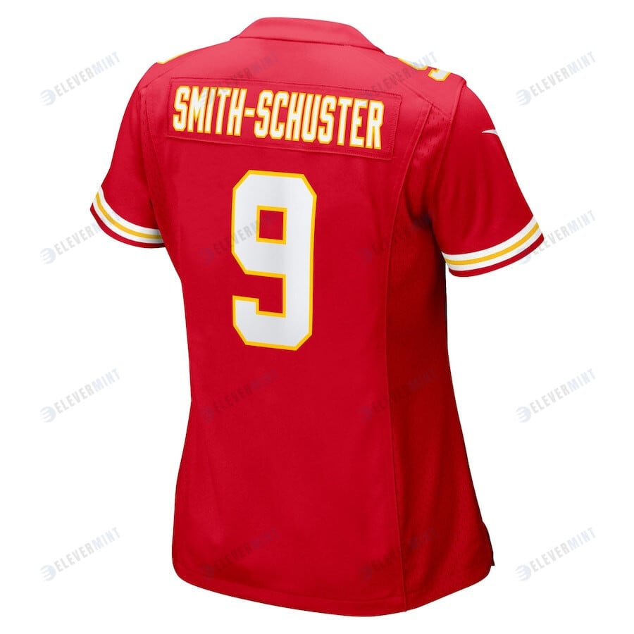 JuJu Smith-Schuster 9 Kansas City Chiefs Women's Player Game Jersey - Red
