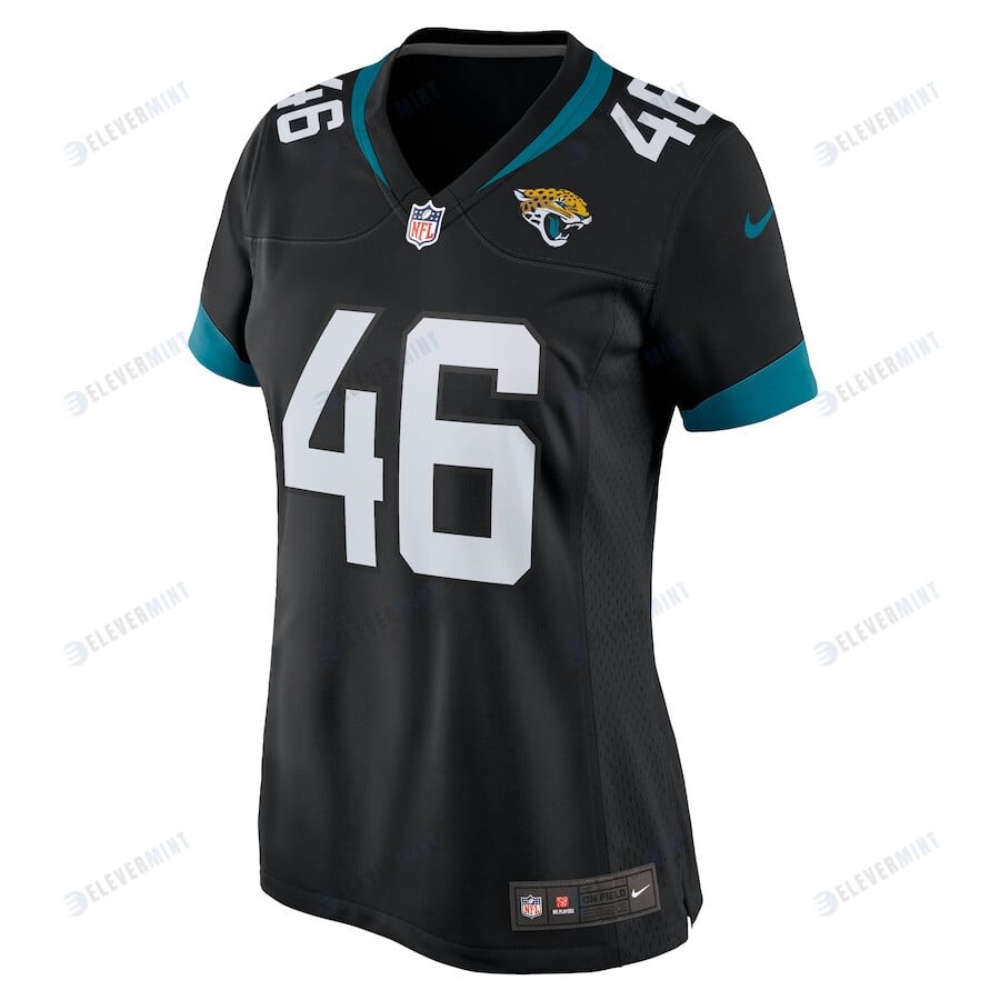 Ross Matiscik 46 Jacksonville Jaguars Women's Game Jersey - Black