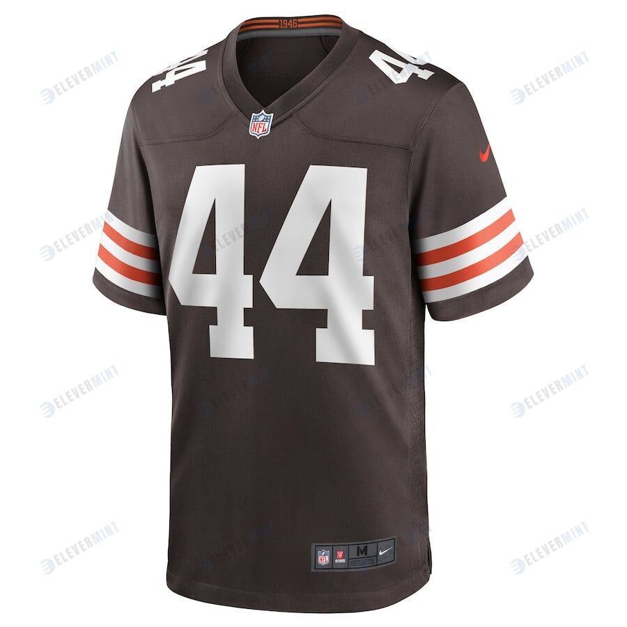Sione Takitaki 44 Cleveland Browns Men's Game Jersey - Brown