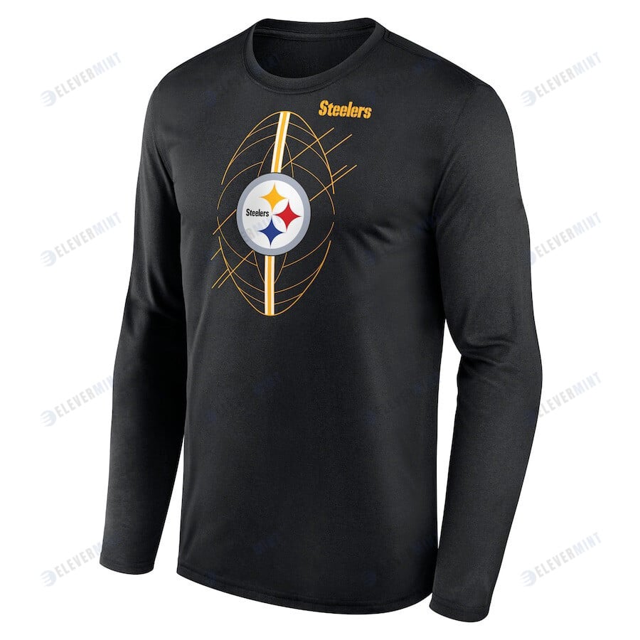 Pittsburgh Steelers Legend Icon Long Sleeve T-Shirt - Black