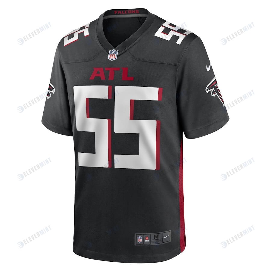 Nate Landman Atlanta Falcons Game Player Jersey - Black
