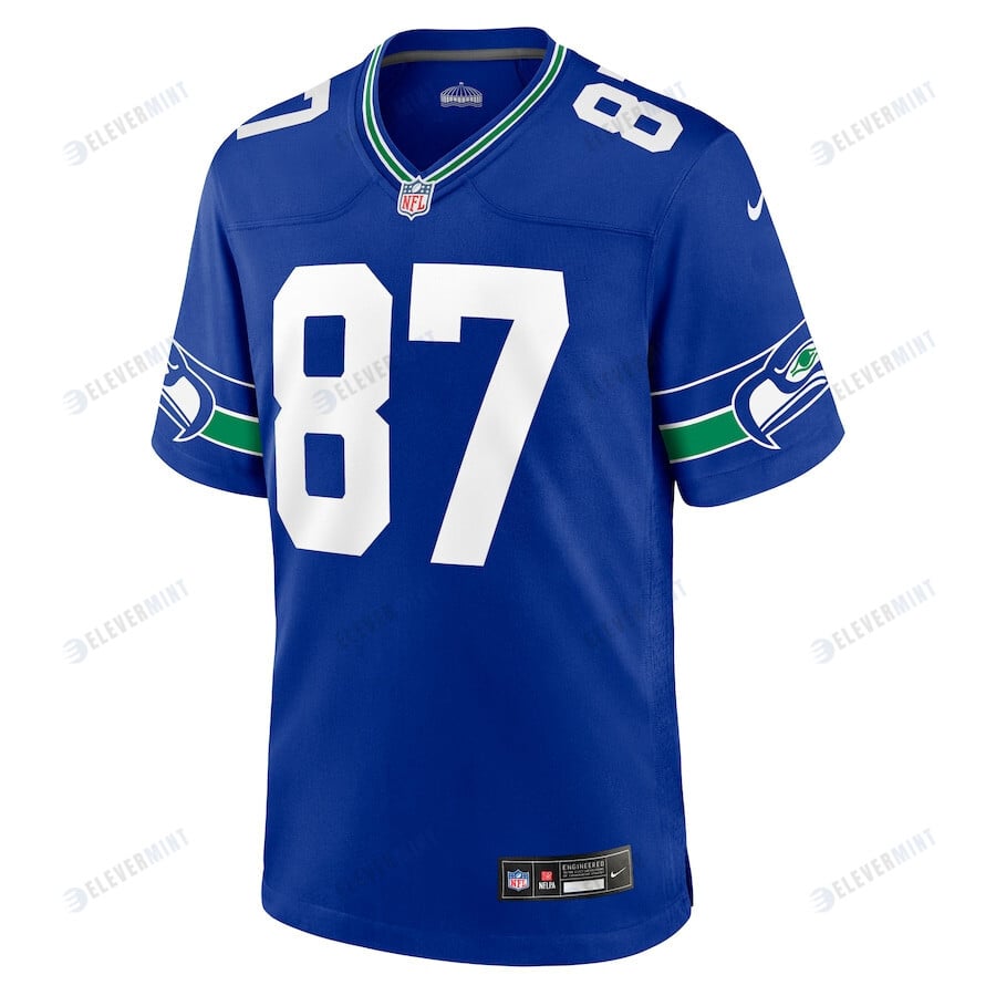 Noah Fant 87 Seattle Seahawks Men Throwback Game Jersey - Royal