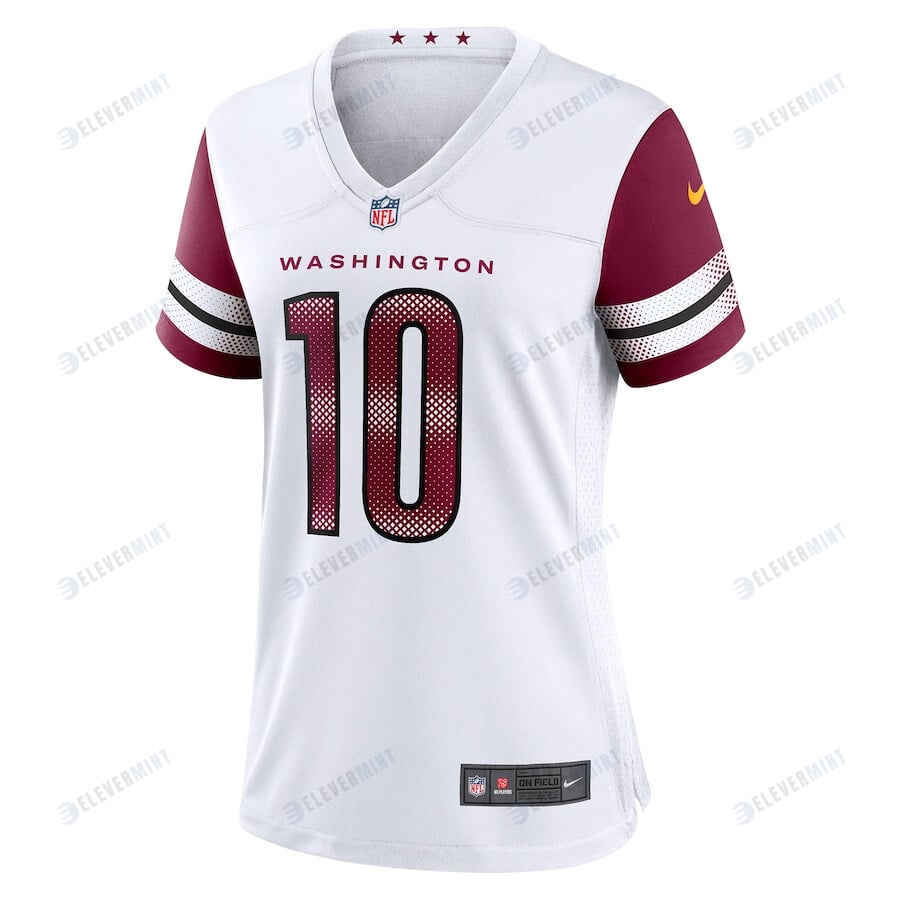 Curtis Samuel 10 Washington Commanders Women's Away Game Player Jersey - White