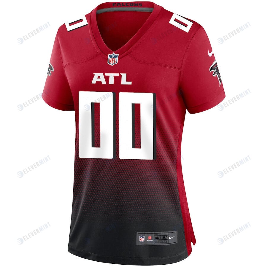 Atlanta Falcons Women's Custom Alternate Game Jersey - Red