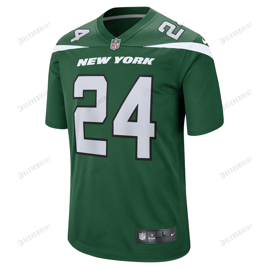 Darrelle Revis 24 New York Jets Men Retired Player Game Jersey - Green
