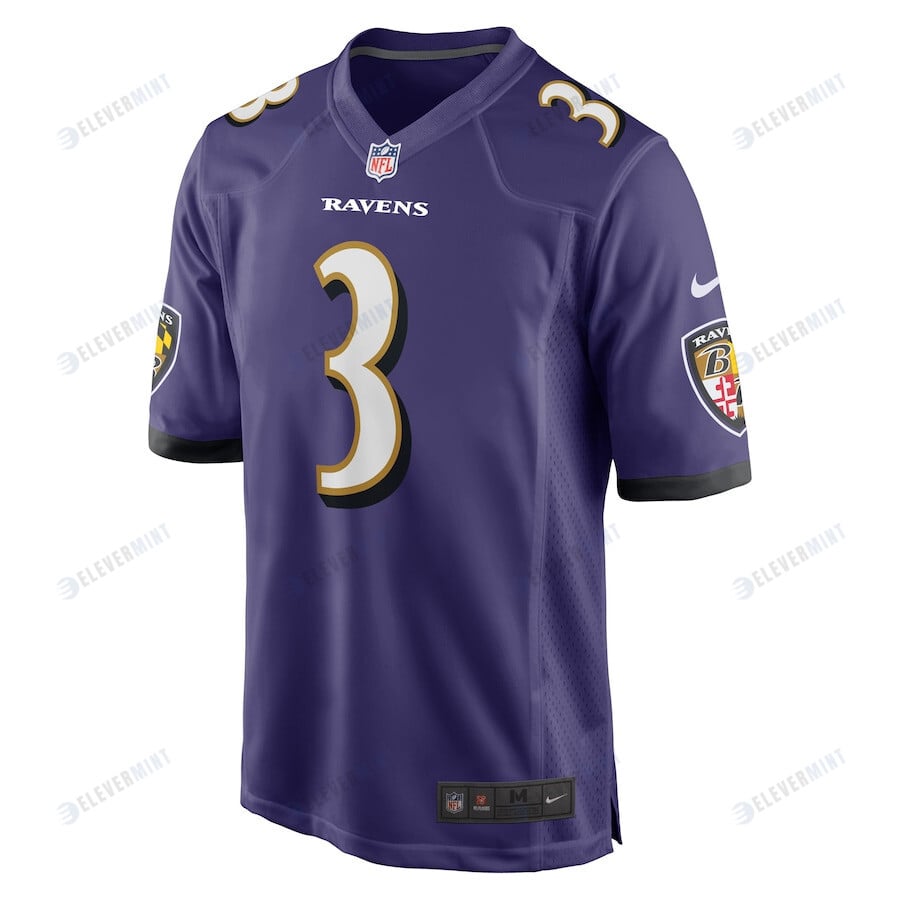 James Proche II Baltimore Ravens Team Game Player Jersey - Purple