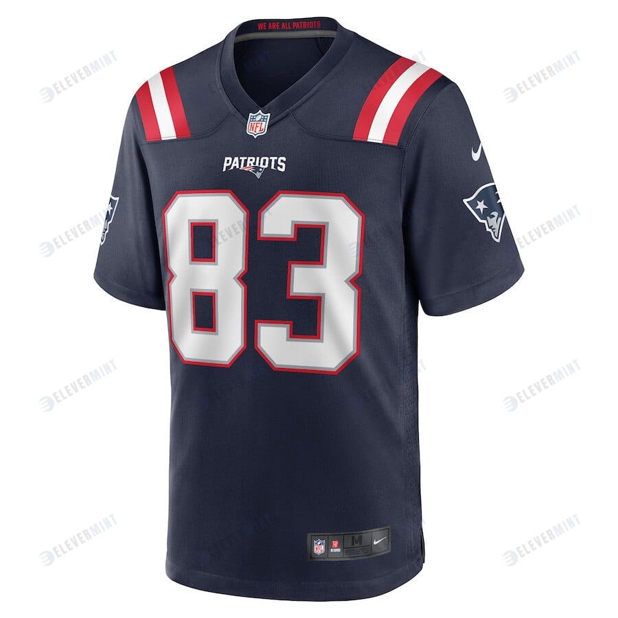 Lil'Jordan Humphrey New England Patriots Game Player Jersey - Navy
