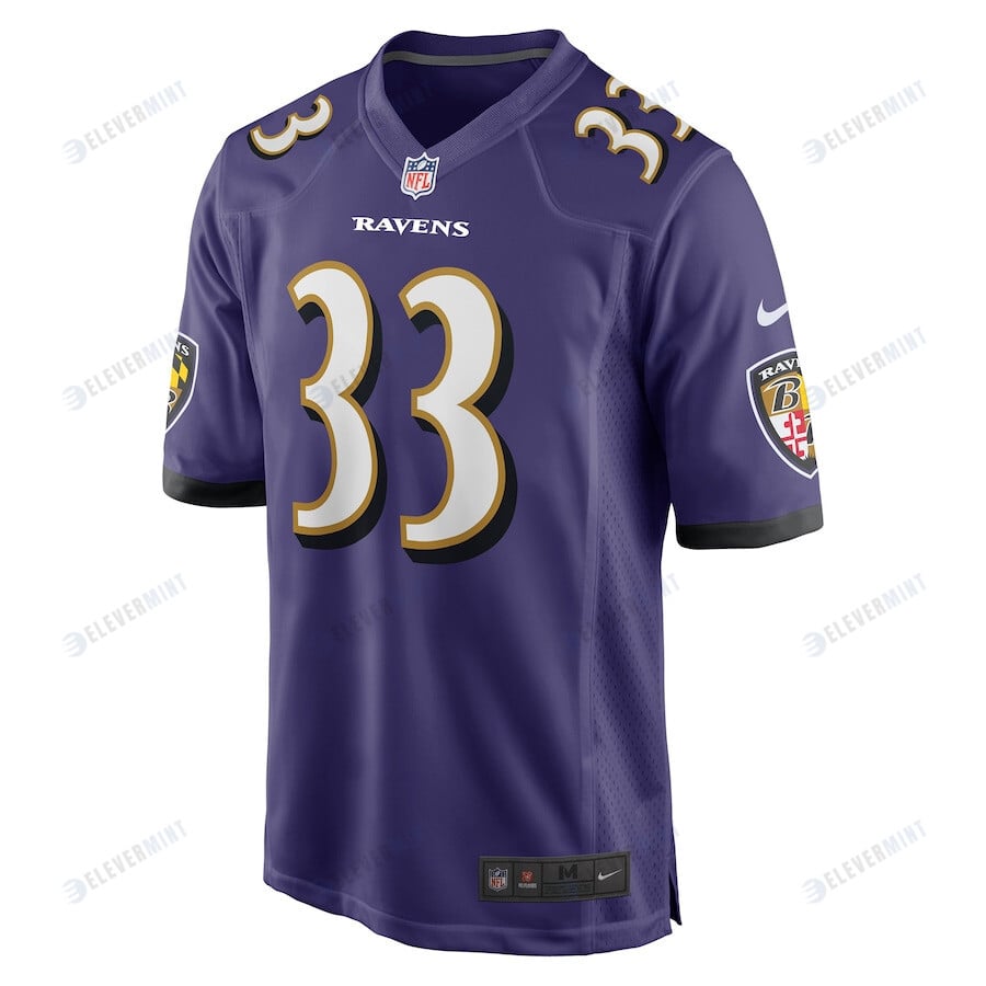 David Vereen Baltimore Ravens Player Game Jersey - Purple
