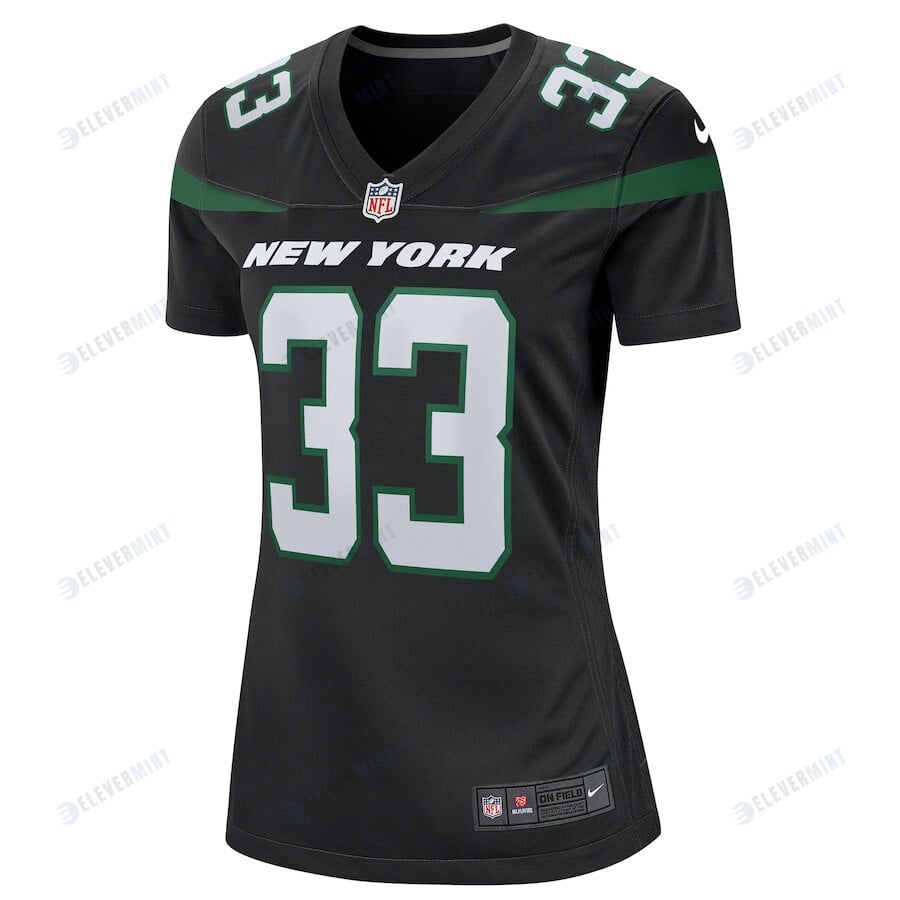 Dalvin Cook 33 New York Jets Women's Alternate Game Player Jersey - Stealth Black