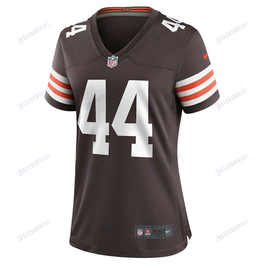 Sione Takitaki 44 Cleveland Browns Women's Game Player Jersey - Brown