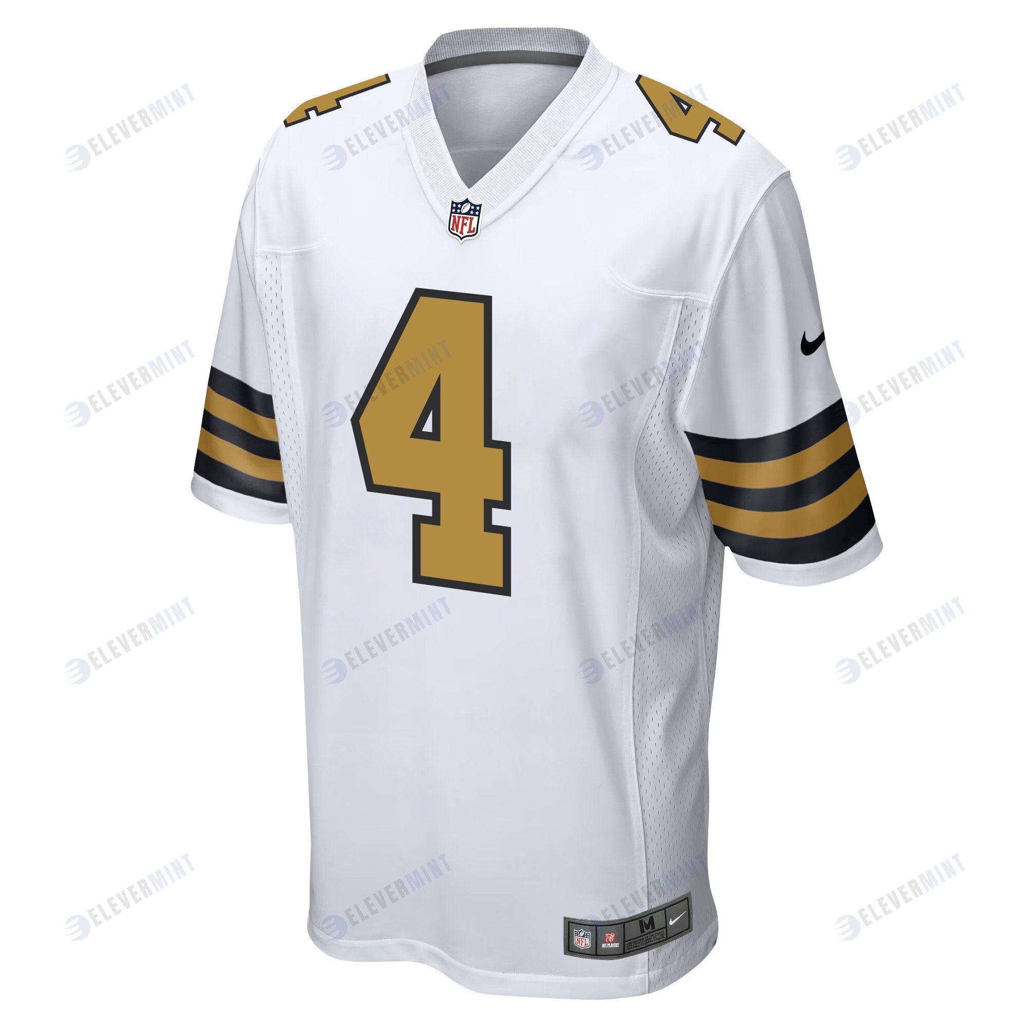 Derek Carr 4 New Orleans Saints Alternate Game Men Jersey - White