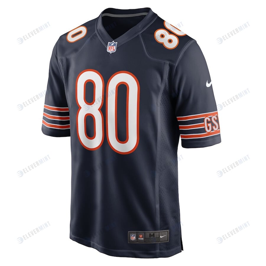 Collin Johnson 80 Chicago Bears Men Game Jersey - Navy