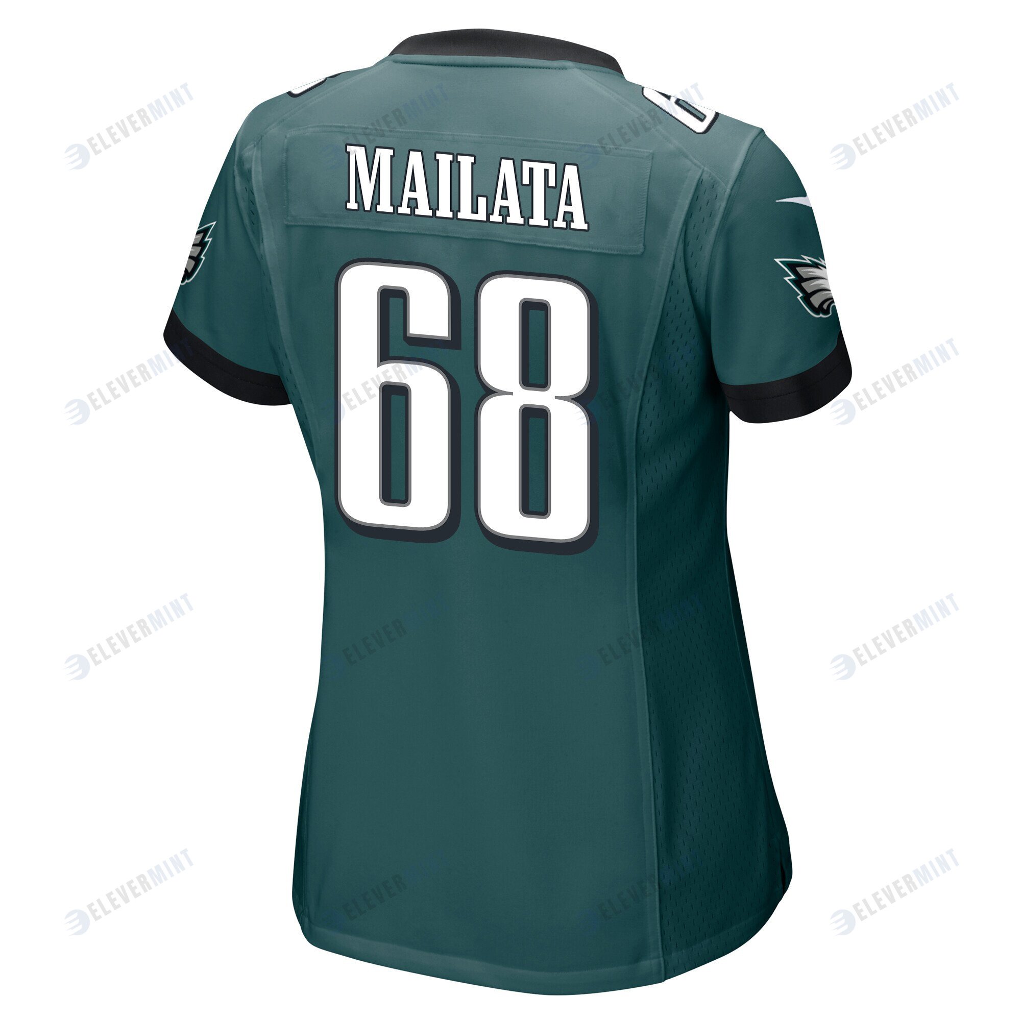 Jordan Mailata 68 Philadelphia Eagles Super Bowl LVII Champions Women Game Jersey - Midnight Green
