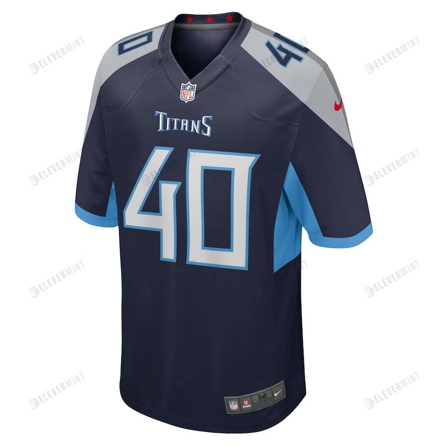 Anthony Kendall 40 Tennessee Titans Men Team Game Jersey - Navy