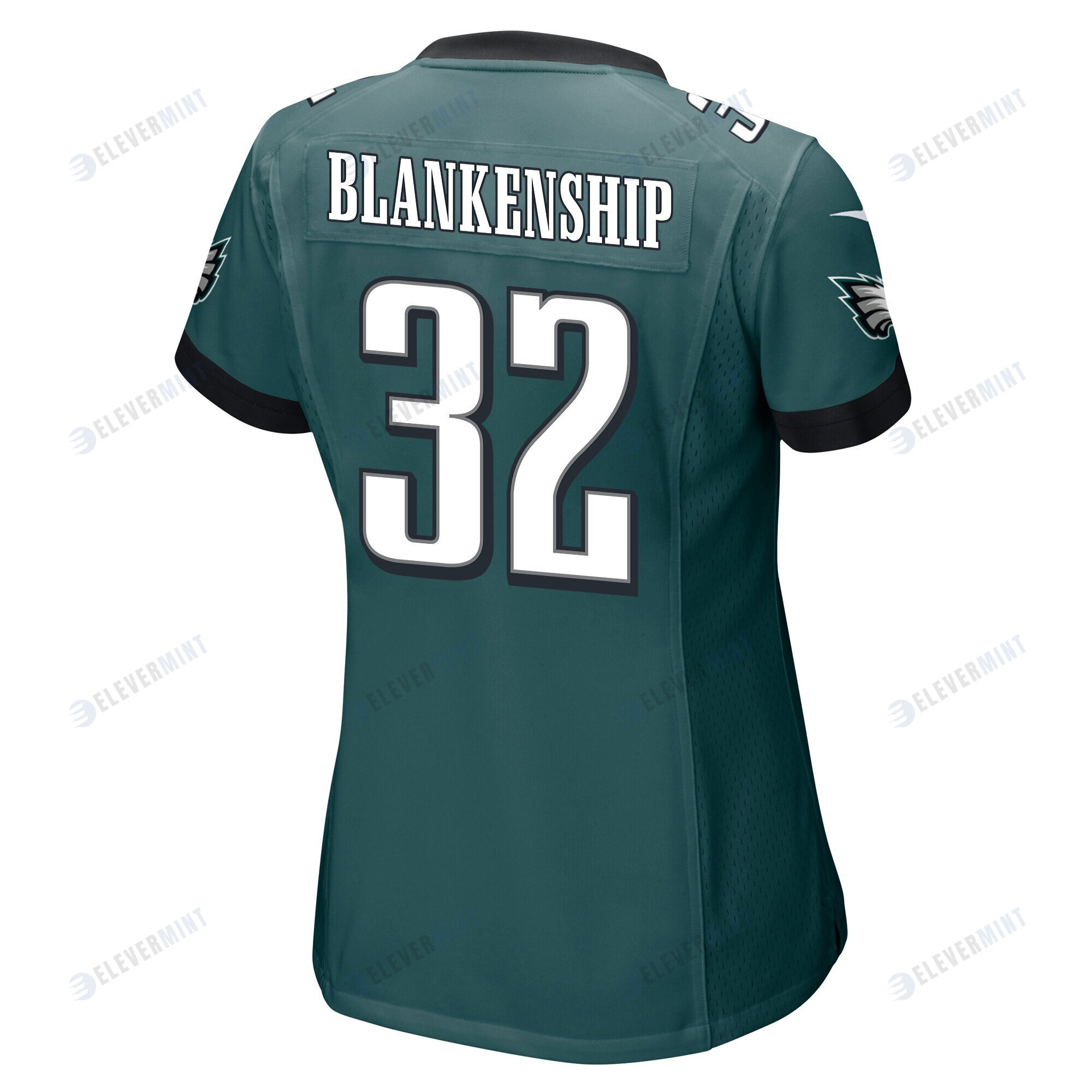 Reed Blankenship 32 Philadelphia Eagles Super Bowl LVII Champions Women Game Jersey - Midnight Green