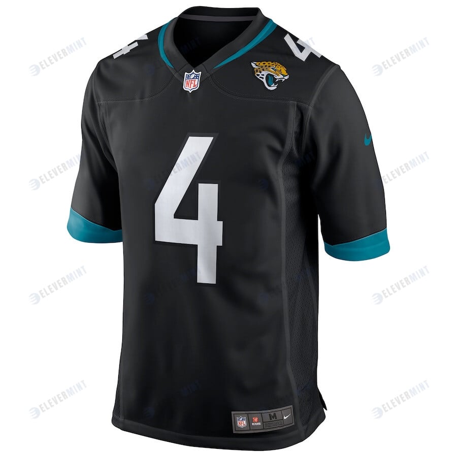 Josh Lambo 4 Jacksonville Jaguars Men's Game Jersey - Black