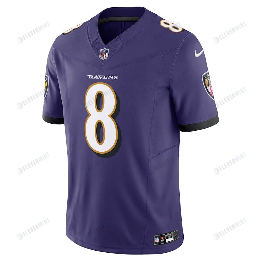 Lamar Jackson 8 Baltimore Ravens Vapor F.U.S.E. Limited Jersey - Purple
