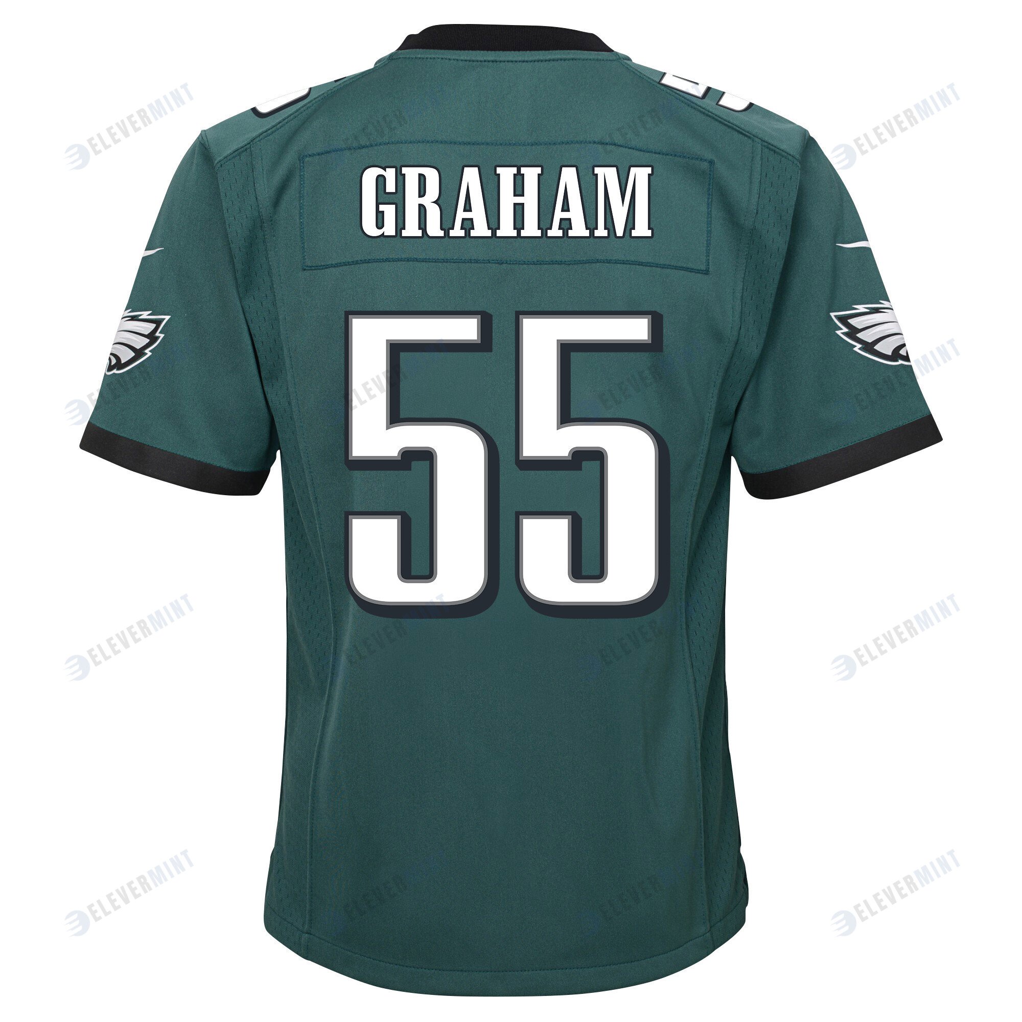 Brandon Graham 55 Philadelphia Eagles Super Bowl LVII Champions 2 Stars 2 Stars Youth Game Jersey - Black