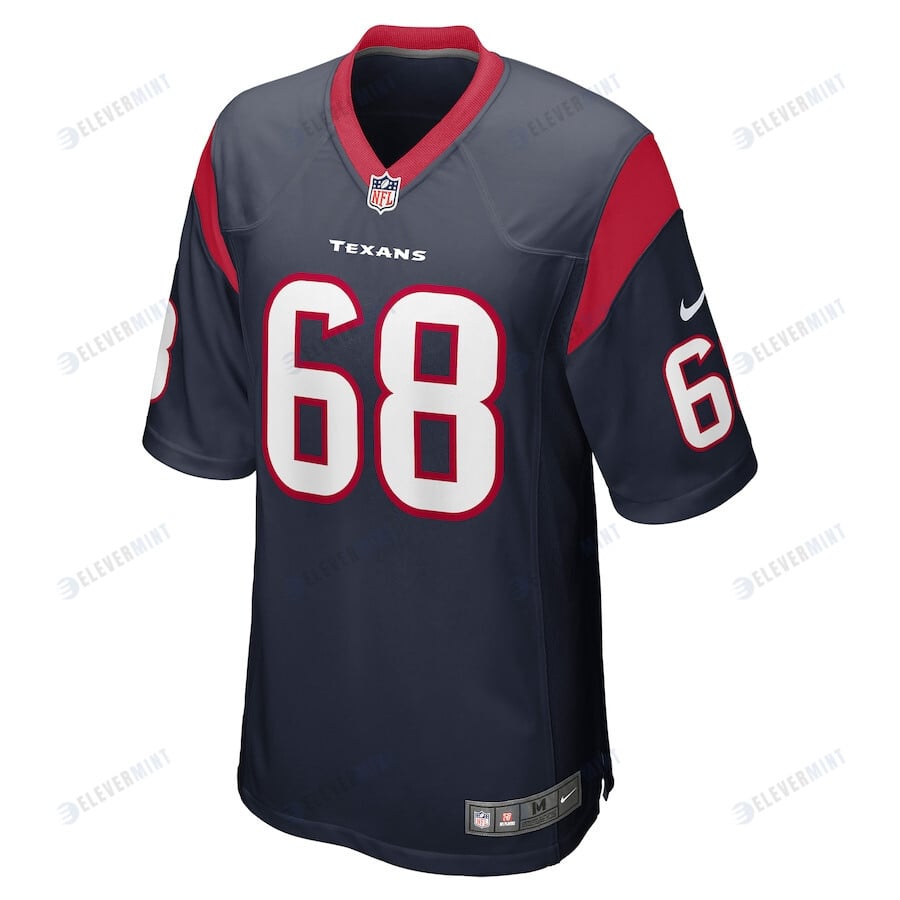 Jarrett Patterson 68 Houston Texans Team Game Men Jersey - Navy