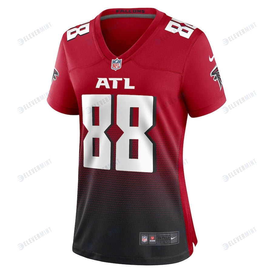 Tony Gonzalez 88 Atlanta Falcons Women Retired Game Jersey - Red