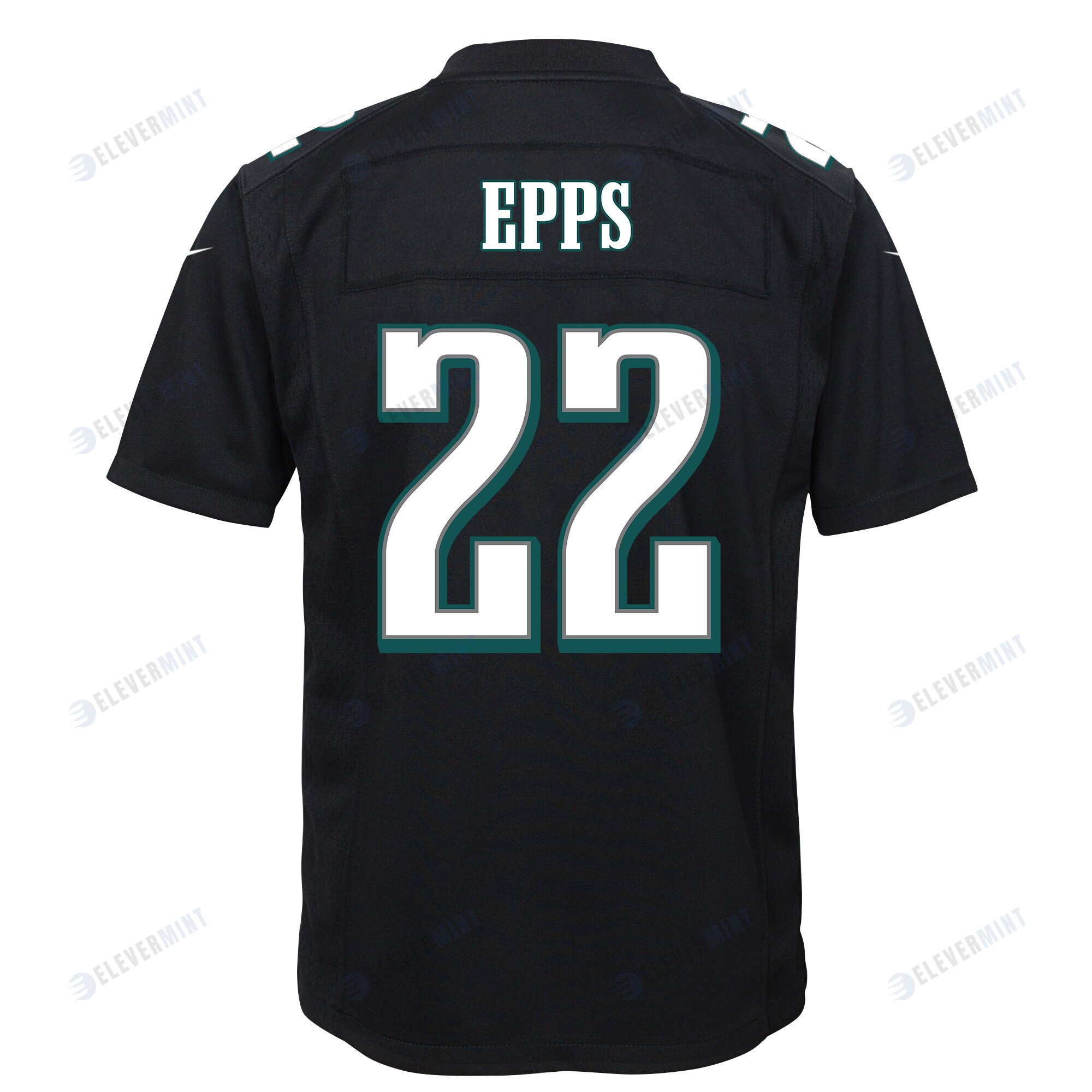 Marcus Epps 22 Philadelphia Eagles Super Bowl LVII Champions 2 Stars Youth Game Jersey - Black