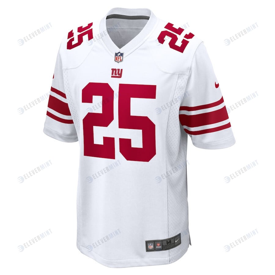 Deonte Banks 25 New York Giants Men Game Jersey - White