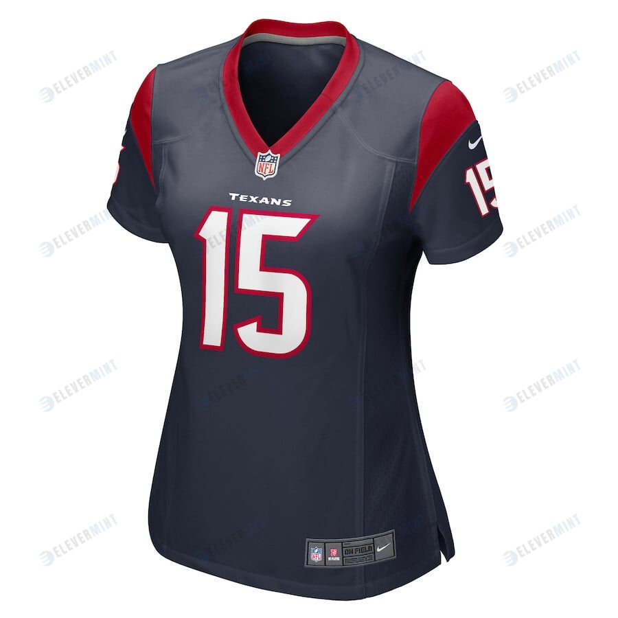 Ka'imi Fairbairn 15 Houston Texans Women Team Game Jersey - Navy