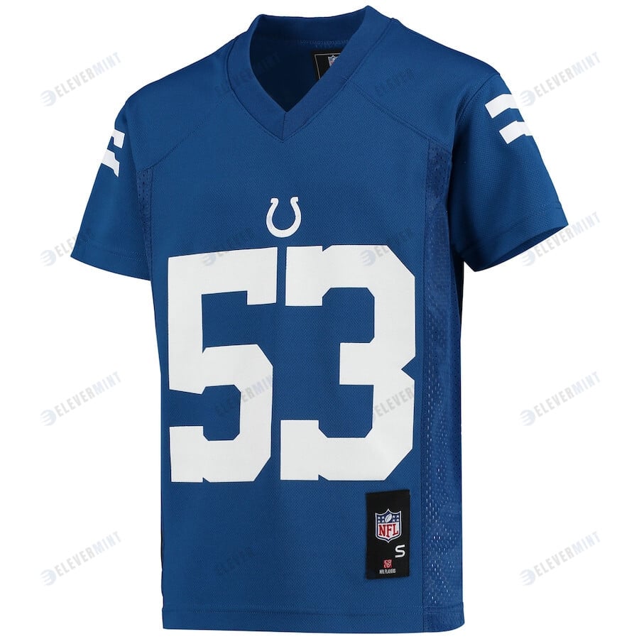 Shaquille Leonard 53 Indianapolis Colts YOUTH Jersey - Royal