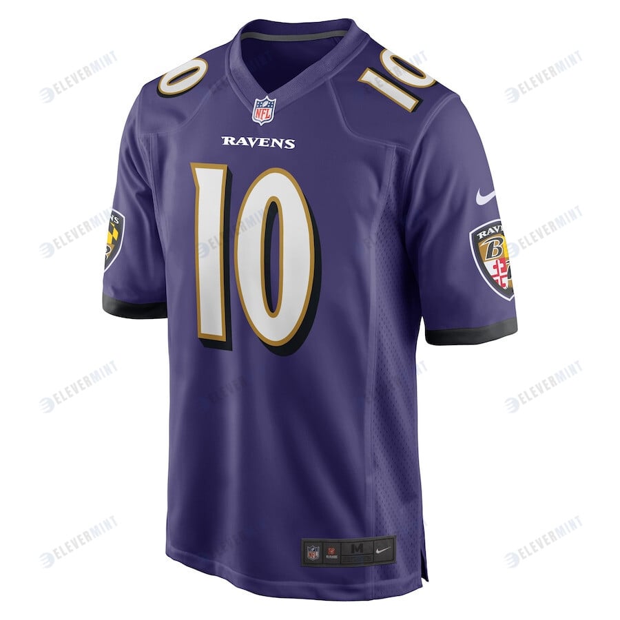Demarcus Robinson Baltimore Ravens Game Player Jersey - Purple