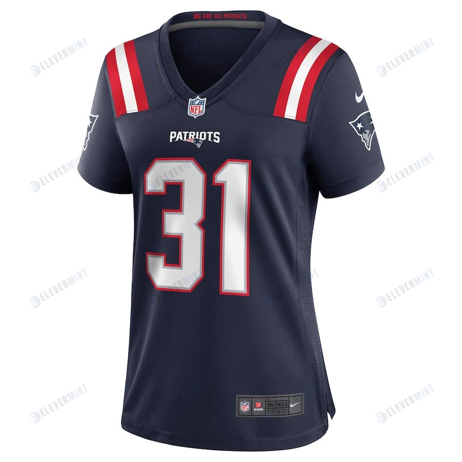 Jonathan Jones 31 New England Patriots Women Game Jersey - Navy