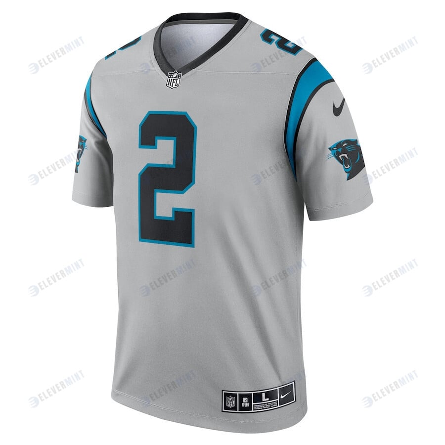 D.J. Moore 2 Carolina Panthers Inverted Legend Jersey - Silver