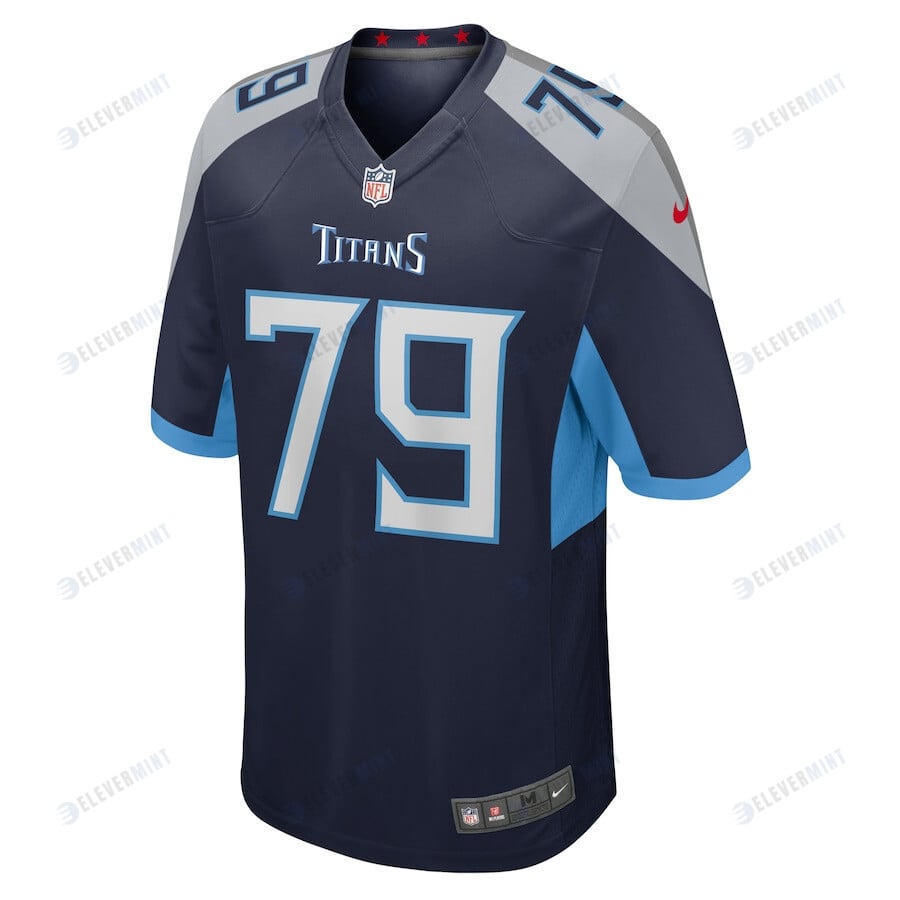 Jaelyn Duncan 79 Tennessee Titans Men Team Game Jersey - Navy