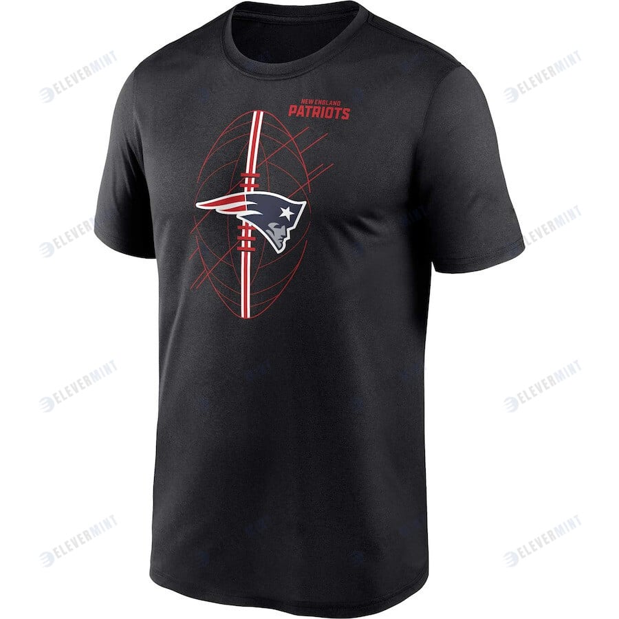 New England Patriots Legend Icon Performance T-Shirt - Black