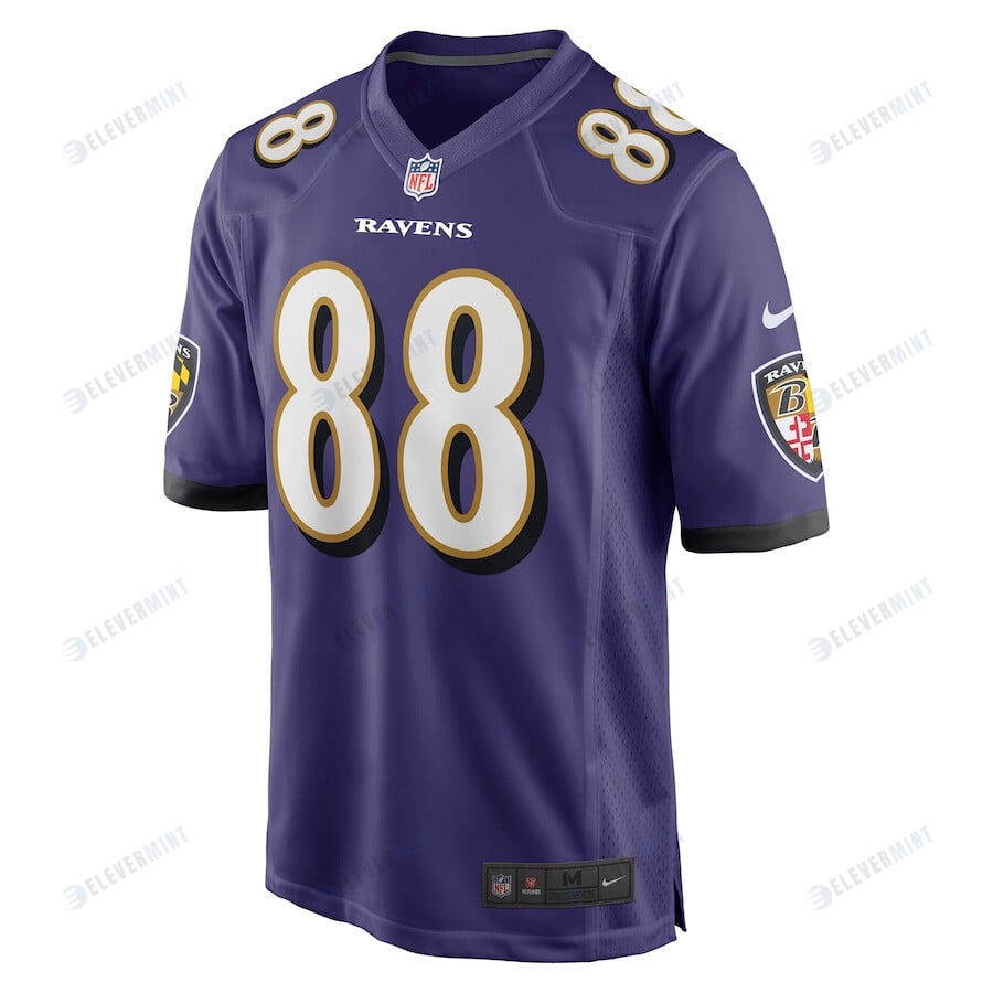 Charlie Kolar Baltimore Ravens Player Game Jersey - Purple