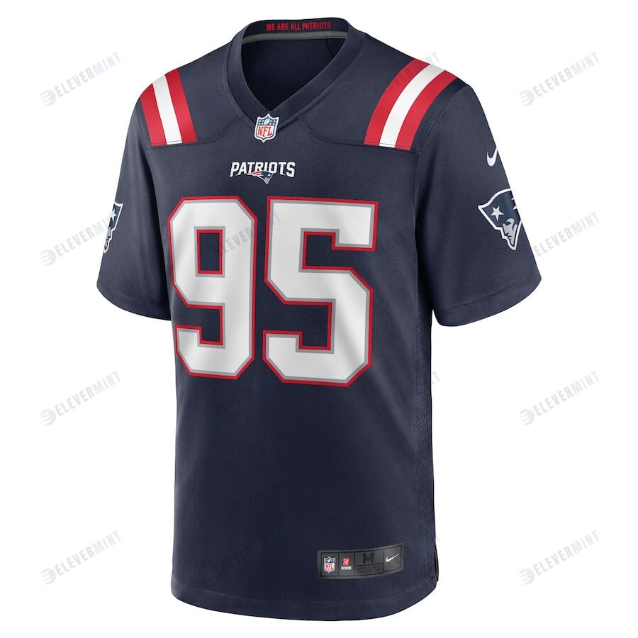 Daniel Ekuale New England Patriots Game Player Jersey - Navy
