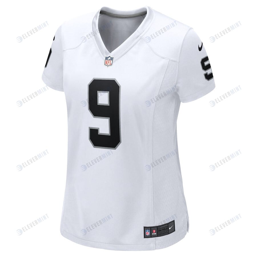 Tyree Wilson 9 Las Vegas Raiders Women Game Jersey - White