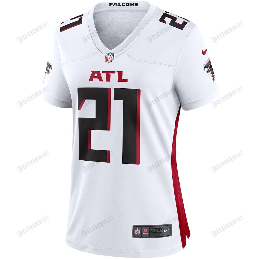 Todd Gurley II 21 Atlanta Falcons Women's Game Jersey - White